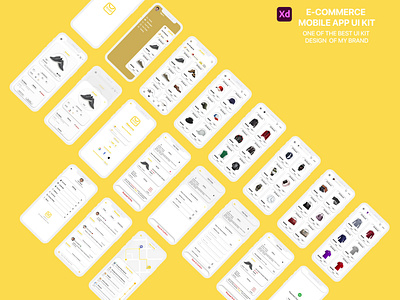 ADOBE XD UI SHOPPING APP UI KIT