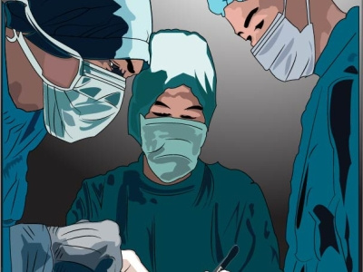 Operation room illustration