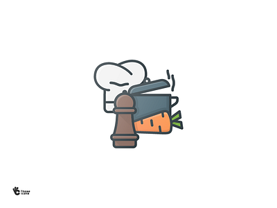 Cooking Icon Composition