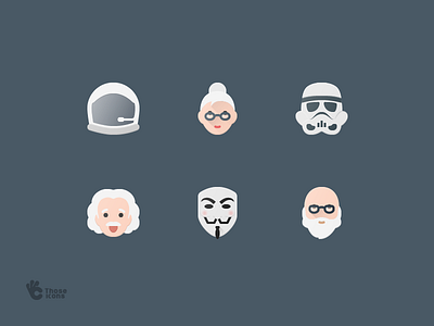 People & Avatars anonymous avatar flat icon icons old people those thoseicons