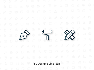 50 Design Vector Line Icon