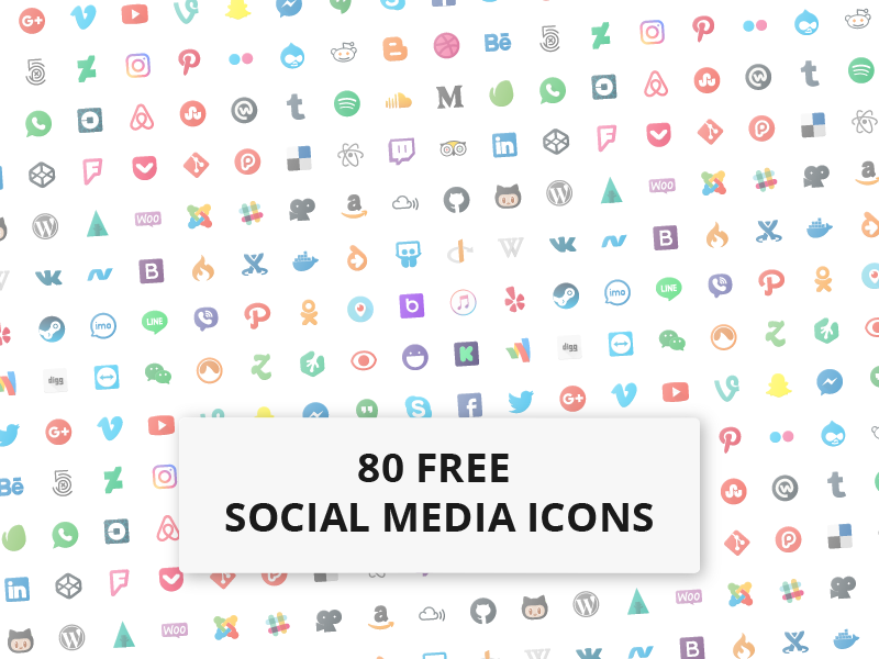 Free Social Media Flat Paper Icons those free ui media social paper flat icons icon