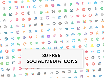 Free Social Media Flat Paper Icons flat free icon icons media paper social those ui