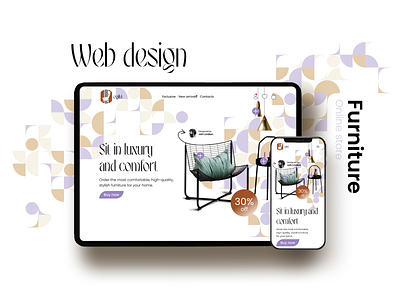 Online furniture store Ogilvi branding design logo ui ux web design