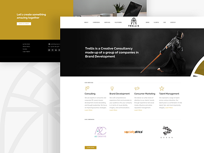 Trellis Group clean creative consultancy ui ux web design website