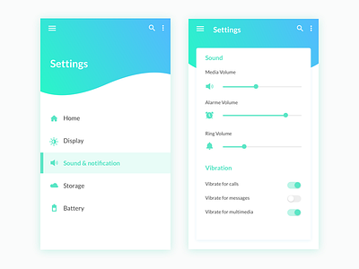 Daily UI #007 - Settings