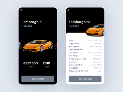 Car Marketplace android car car marketplace lamborghini marketplace mobile shop online ui design uidesign