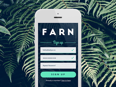 Daily UI #001 | Sign Up 001 dailyui form signup