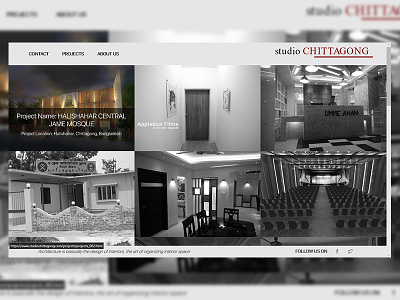 Studio Chittagong architecture branding filter studio website