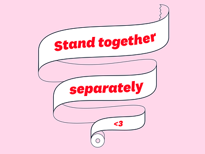 Stand together – separately