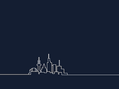 Illustration For Location Frankfurt city frankfurt illustration line location skyline skyscraper