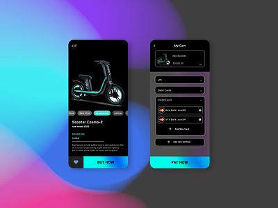 Neon style app app design apple cyberpunk iphone14 mobile neon shop ui ux