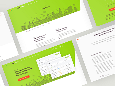 Capveriant – Website blog design detail pages finetech startup ui ux website