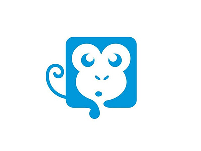 Squared Monkey apps box branding cute design logo monkey simple square vector