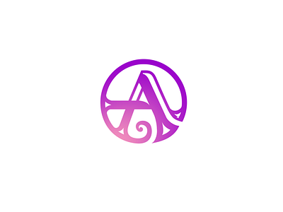 Fantasy Letter A agency books brandmark fantasy letter letter a logo scifi