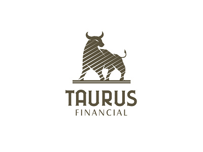 Taurus Financial Logo branding bull finance investment logo taurus trading