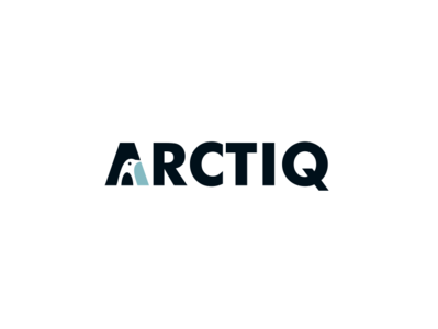 Arctiq Wordmark abstract agency branding brandmark logo nature playful typography vector