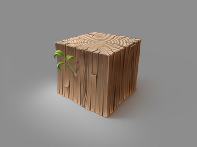 Just a cubed piece of wood