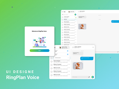 RingPlan Voice Web App branding design design agency design studio header design illustration landing page design logo ui web
