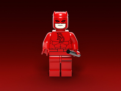 Lego Daredevil minifigure