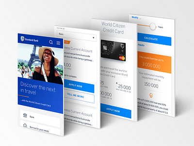 Standard Bank Website Redesign