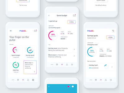 Financial Toolkit App Concept app bank banking design motion design product design ui ux