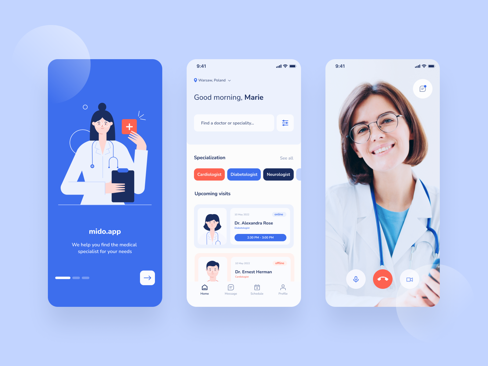 MIDO - an app for patient-doctor communication