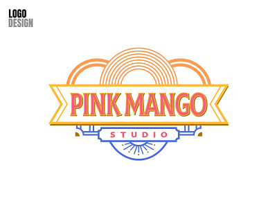 Pink Mango Studio - Logo Design branding design logo