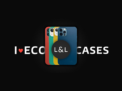 I Love Eco Phone Cases branding design