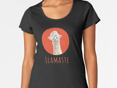 Llamaste Llama Shirt illustration tshirt design