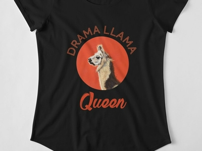 Drama Llama illustration llamas tshirt design