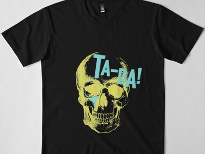 Ta-Da! Skull T-Shirt Design illustration skull tshirt design