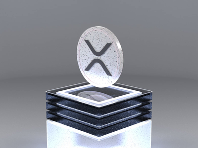 Cryptocurrencies | 6 | Ripple (XRP) 3d aftereffects animation blender coin creative crypto cryptocurrency design digital glass grey matte motion motion graphics plastic render ripple white xrp