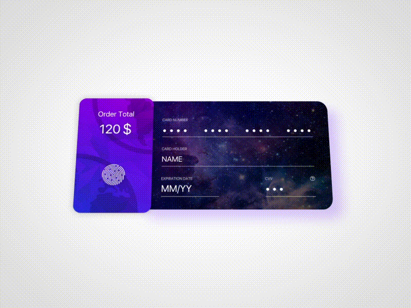 Credit Card Checkout - #002 aftereffects animation applepay challenge checkout creditcard dailyui gif motion ui