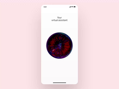 Virtual AI Asisstant aftereffects animation artificialintelligence assistant blue design film filmography green iphonex mobile motion oliviawilde particles photo red result search sphere ui