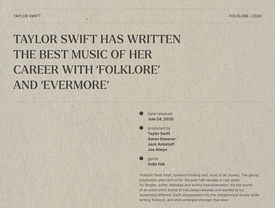 Longread / Folklore design graphic design typography ui web design