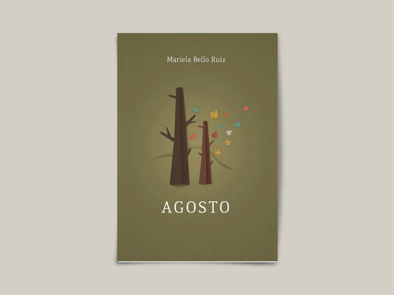 Agosto book design editorial graphic poetry