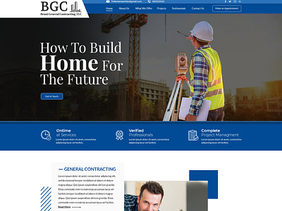 BGC contracting company website