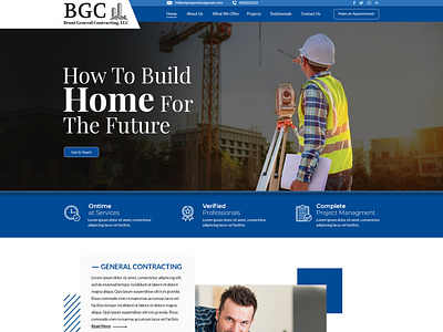 Website Design for Contracting