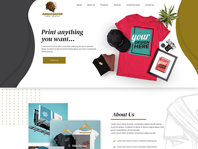 clothing brand website design adobe photoshop adobe xd figma website design wordpress