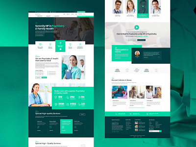 medical treatment website design adobe photoshop adobe xd figma website design wordpress