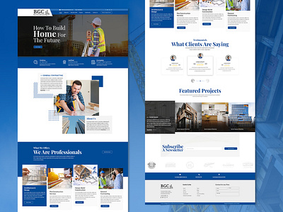 contracting website design adobe photoshop adobe xd figma website design wordpress