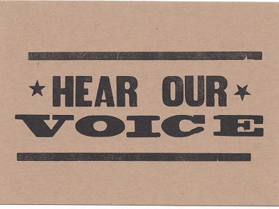 Hear Our Voice