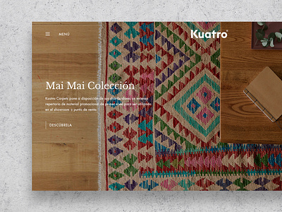 Kuatro website design ecommerce ui web