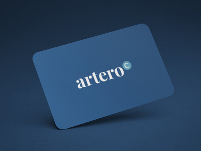 Artero Business Card branding design logo mockup