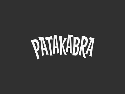 Patakabra design fun lettering letters vector