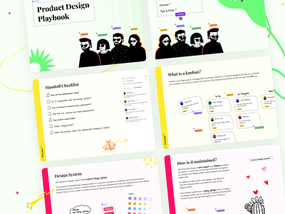 Product Design Playbook design book design process design system dribbble illustration playbook product design product designer shot team