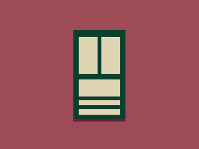 Window 6 balat city design dribbble green historical home illustration istanbul red shot wall window yellow