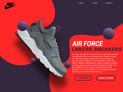 Nike shoes web home page