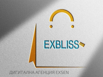 Exbliss - Online shop logo branding corel design graphic design logo logo design logos logotype onlineshop shop logo